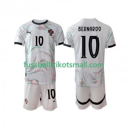 Fußballtrikots Portugal Bernardo Silva 10 Kinder 2025-2026 Kurzarm Auswärts-trikot kaufen